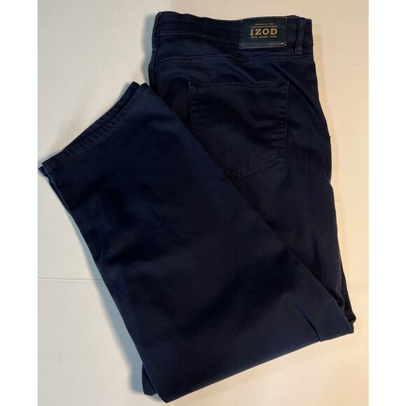 Izod Men’s Navy Jeans Regular‎ Comfort Fit 40x29 - Picture 6 of 6